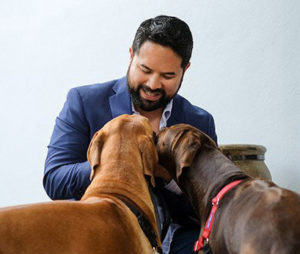 Ryan A Dehoyos With Two Beautiful Dogs Thumbnail 3 | Dog Bite Lawyer Houston | DeHoyos Accident Attorneys